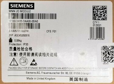 6SE6400-7AA00-0BA0 | Siemens AC Drives